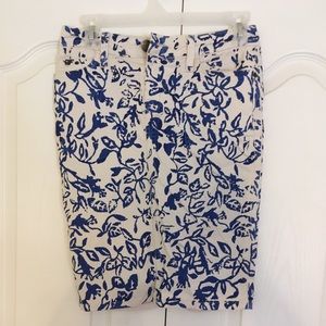 DVF Current Elliott Denim skirt